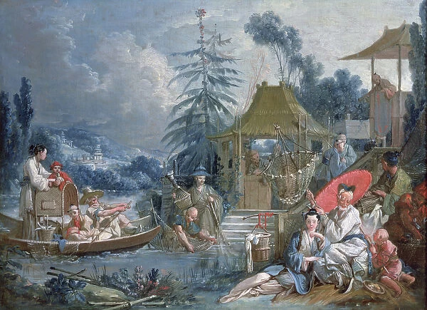 The Chinese Fishermen, c. 1742 (oil on canvas)