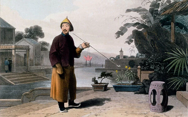 Chinese gentleman, from A Picturesque Journey to India, by the Way of China
