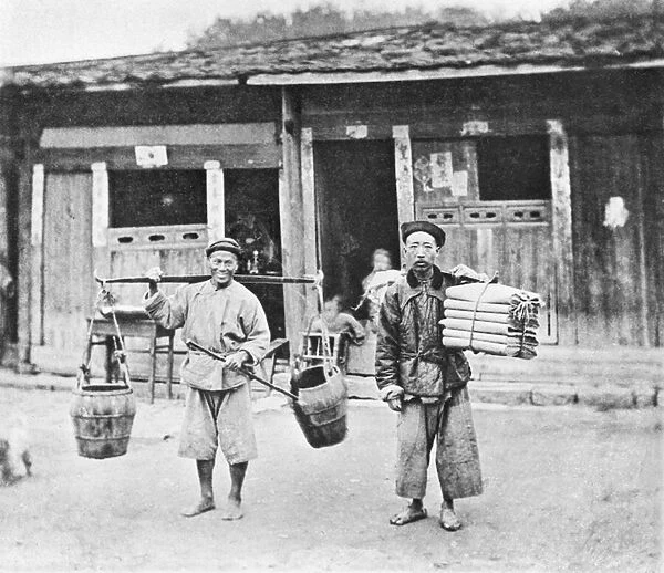 Chinese Hawkers, c. 1870 (b  /  w photo)