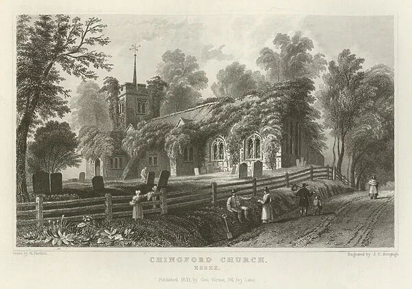 Chingford Church, Essex (engraving)