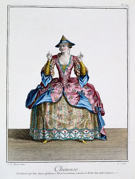 Chinoise, from the Ballet des Indes Galantes, late 18th century