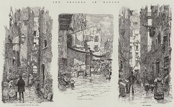 The Cholera in Naples (engraving)