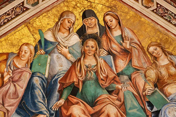 Chorus of the Chaste Virgins, 1500-04 (fresco)