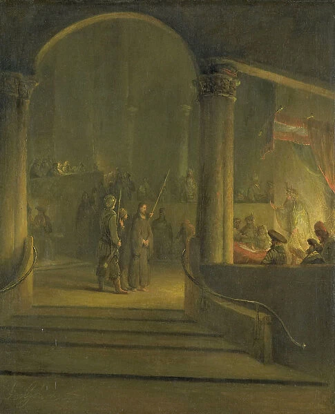 Christ before Caiaphas, 1700-27 (oil on canvas)