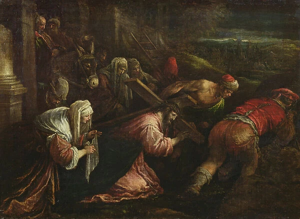 Christ carrying the cross, c. 1570-80 (oil on panel)