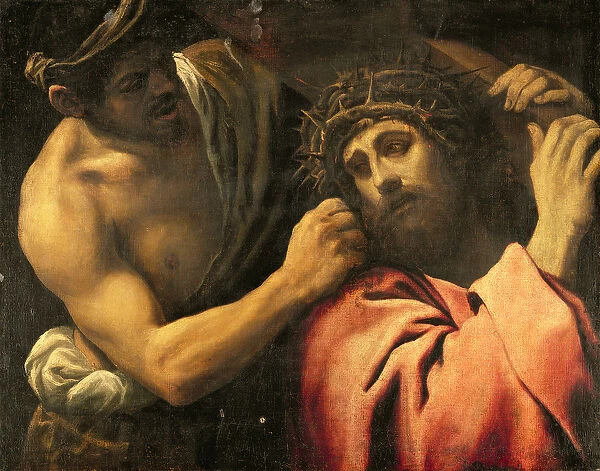 Christ Carrying the Cross (oil on canvas)