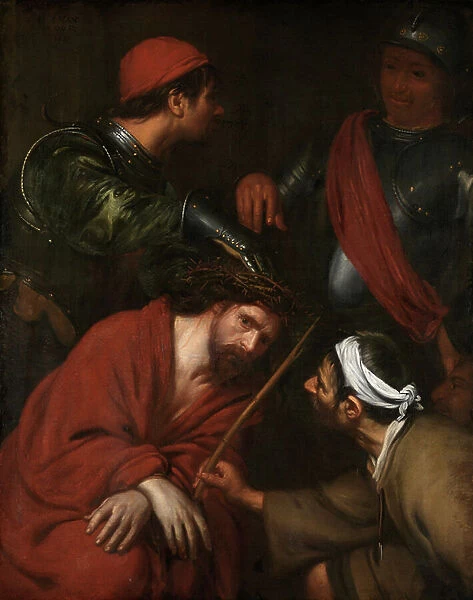 Christ Crowned with Thorns (oil on canvas)