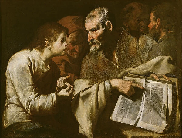 Christ Disputing with the Doctors (oil on canvas)