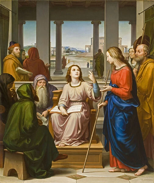 Christ Disputing with the Doctors in the Temple, 1860s (oil on canvas)