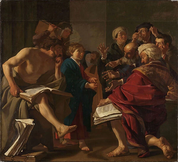 Christ among the Doctors, 1622 (oil on canvas)