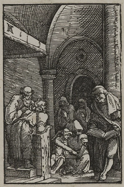 Christ Among the Doctors, c. 1515 (woodcut)