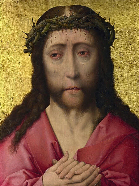 'Christ de douleur couronne d epines'Peinture de l atelier de Dirk Bouts (ou Dieric Bouts) (1415-1475) vers 1470-1475 Londres National Gallery