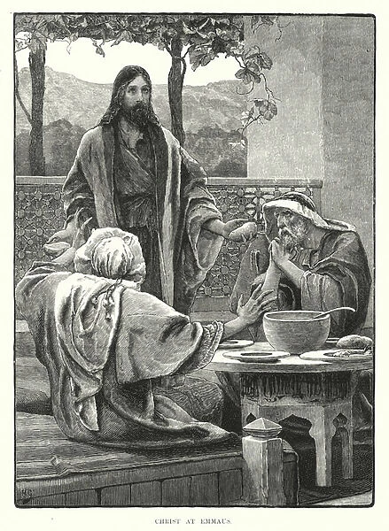 Christ at Emmaus (engraving)