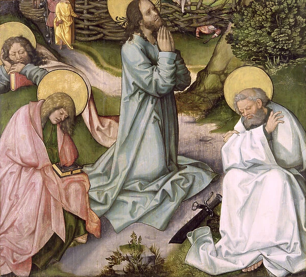 Christ in Gethsemane (oil on panel)