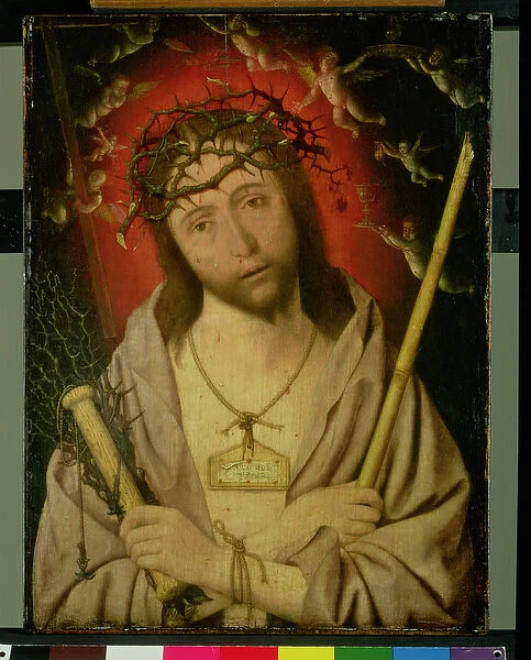Christ as the Man of Sorrows (tempera on panel)