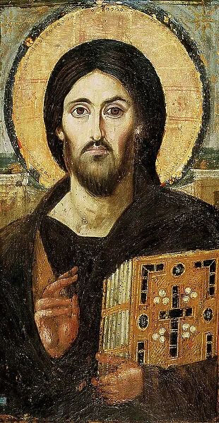 Christ Pantocrator (encaustic on panel)