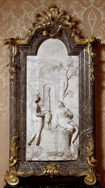 Christ and the Samaritan, 1739 (high relief)