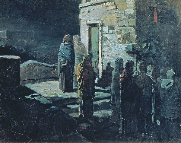 Christ after the Last Supper in Gethsemane, 1888 (oil on canvas)