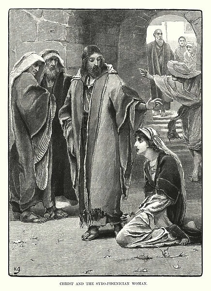 Christ and the Syro-Phoenician Woman (engraving)