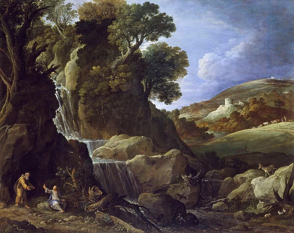 Christ Tempted in the Wilderness, 1626 (oil on canvas)