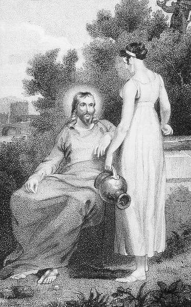 Christ and the Woman of Samaria, from The History and Life of Our Blessed Lord