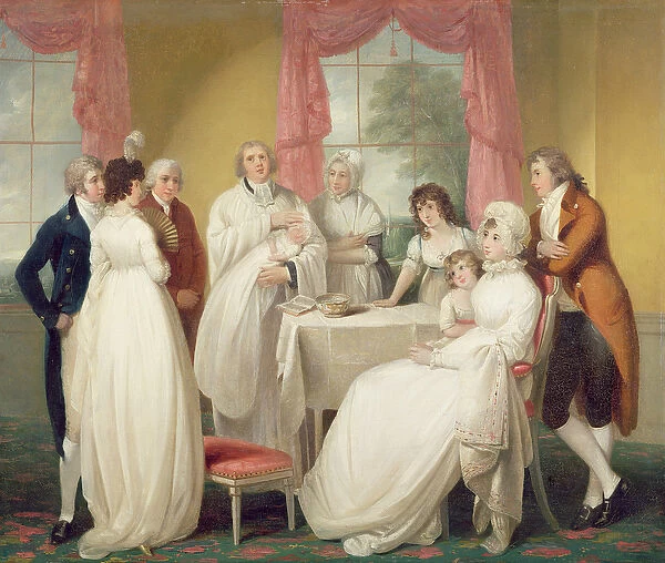Christening of the Heir, c. 1799 (oil on canvas) see also 152732