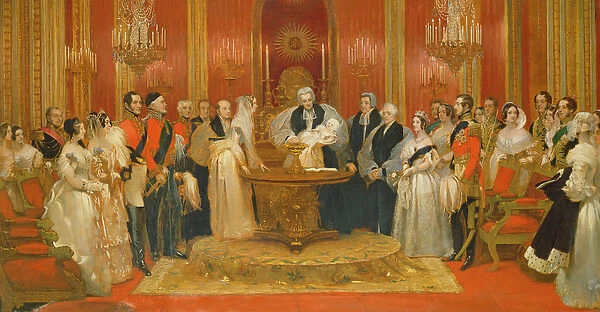 Christening of the Princess Royal (oil on canvas)
