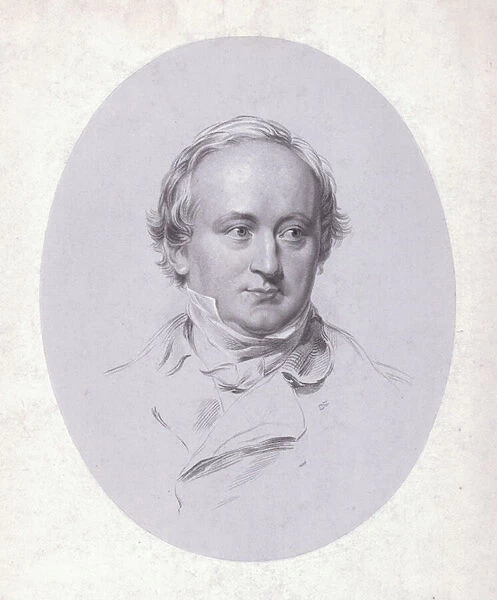 Christian Karl Josias von Bunsen, German diplomat and scholar (engraving)