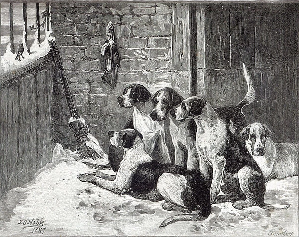 A Christmas Carol, from Leisure Hour, 1888 (engraving)