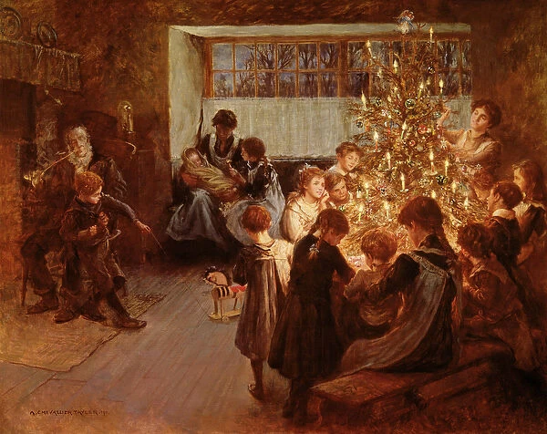 The Christmas Tree, 1911 (oil on canvas)