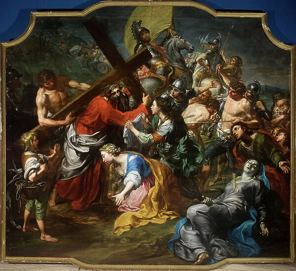 Christ's ascent to Calvary, First half of the 18th century (oil on canvas)
