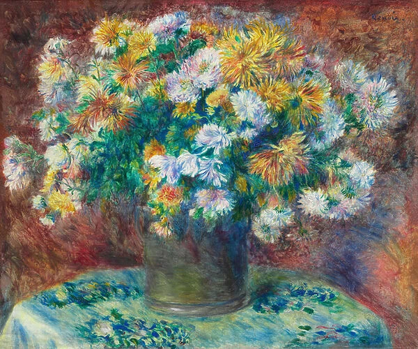 Chrysanthemums, 1881-82 (oil on canvas)