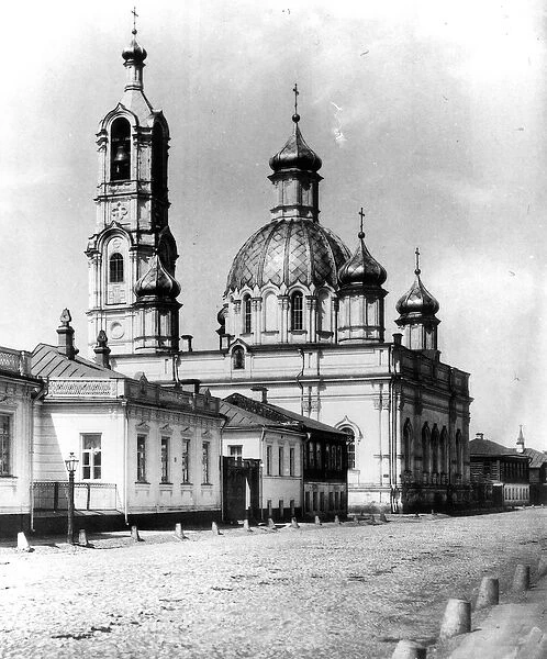 Church of the Dormition, Moscow, 1857 (b  /  w photo)