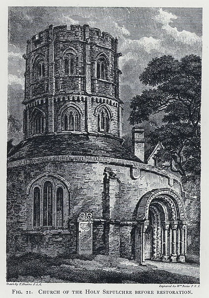 Church of the Holy Sepulchre before restoration (engraving)