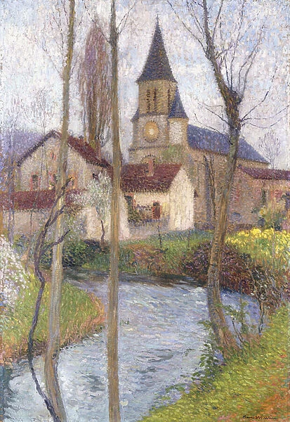 The Church, (oil on canvas)