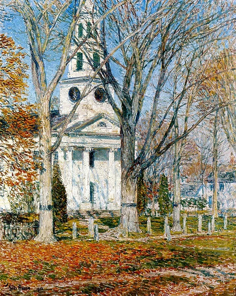 Church at Old Lyme, 1903 (oil on canvas)