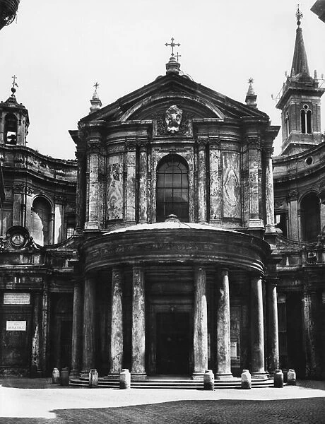 Church Santa Maria della Pace, facade, 1656