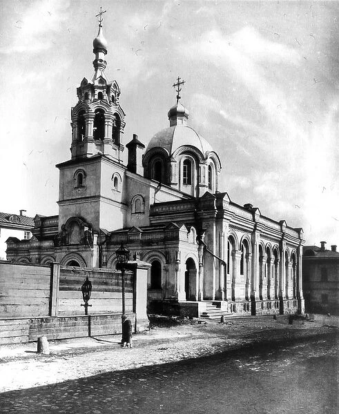 Church of St Gregory the Theologian, Moscow, c. 1880 (b  /  w photo)