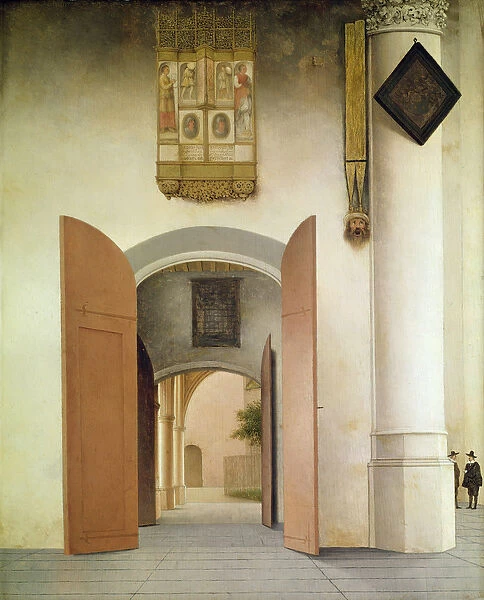 The Church of St. Laurens, Alkmaar, 1661 (oil on panel)