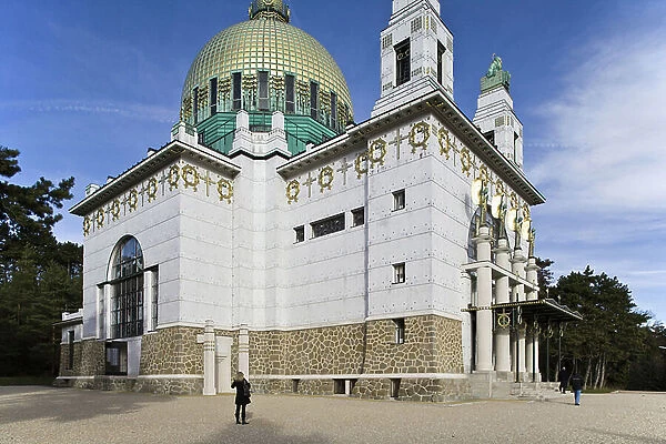 The Church Am Steinhof in Vienna, Austria. Architect Otto Wagner (1841-1918), construction 1904-1907. Photography 31 / 02 / 08