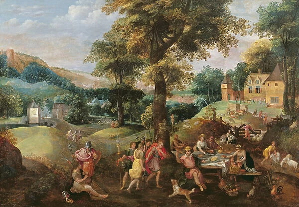 Cincinnatus receiving the deputies of Rome (oil on canvas)