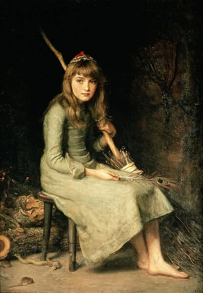 Cinderella, 1881 (oil on canvas)