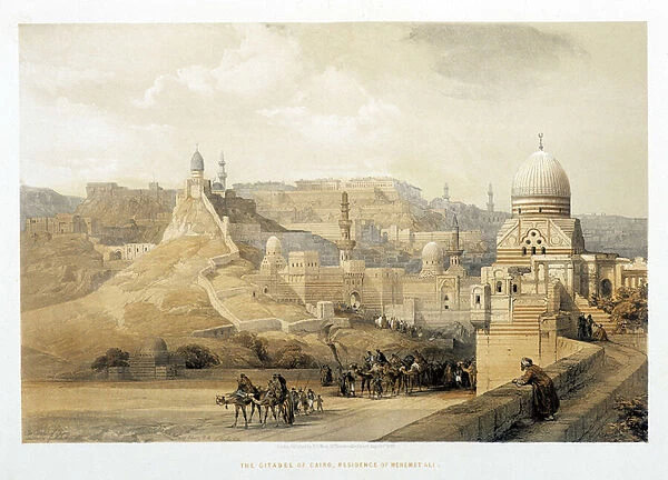 The Citadel of Cairo, Palace of Mehemet Ali in 'The Holy Land', London 1849