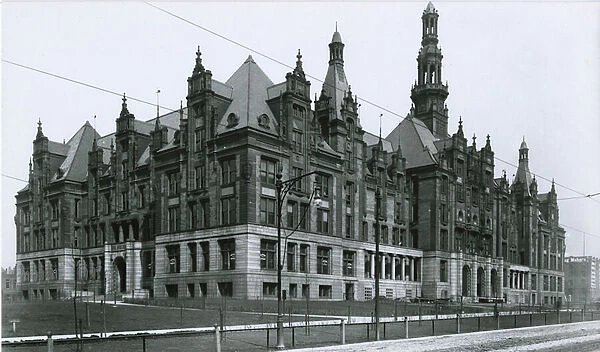 City Hall, St Louis, Missouri, c. 1904 (b  /  w photo)