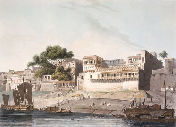 Part of the City of Patna, on the River Ganges, plate 10 from Part 1 of