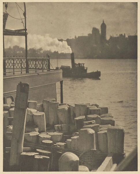 The City Across the River, 1910 (photogravure)