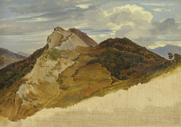 At Civitella, 1822 (oil on paper on canvas)