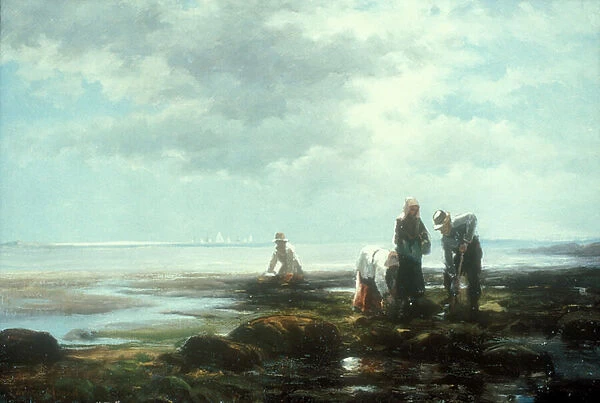 Clam Diggers, c. mid-1880s (oil on canvas)