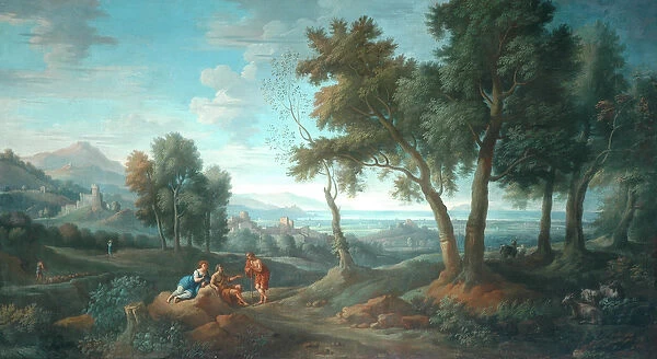 Classical Landscape, Orizante (oil on canvas)