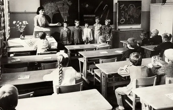 Framed Print : A classroom of the elementary school Framed Print : A classroom of the elementary school